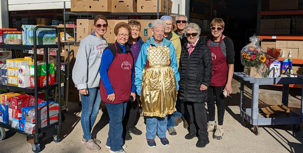 Volunteers at the Plainfield Area Interfaith Food Pantry